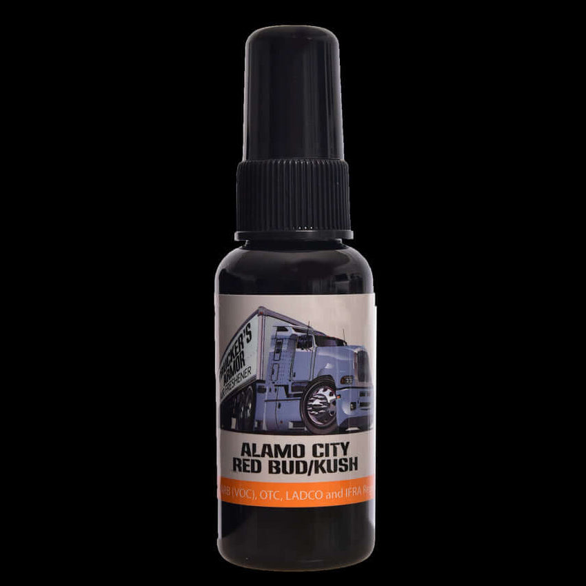 Trucker's Armor Air Freshener - Alamo City Red Bud / Kush Scent - 1.5 fl. oz.