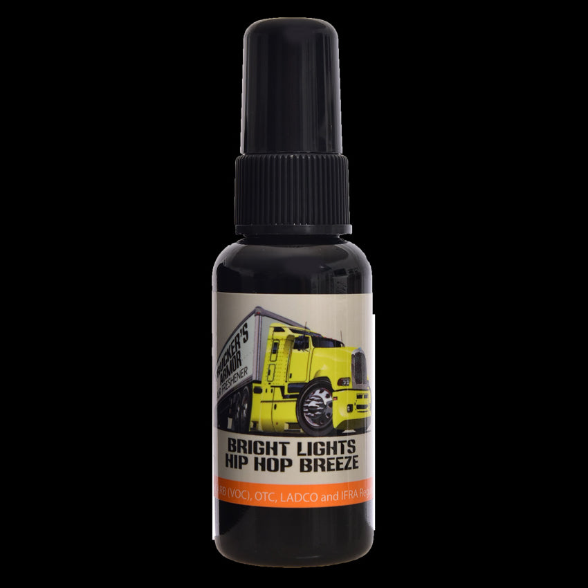 Trucker's Armor Air Freshener - Bright Lights/Hip Hop Breeze Scent - 1.5 fl. oz.