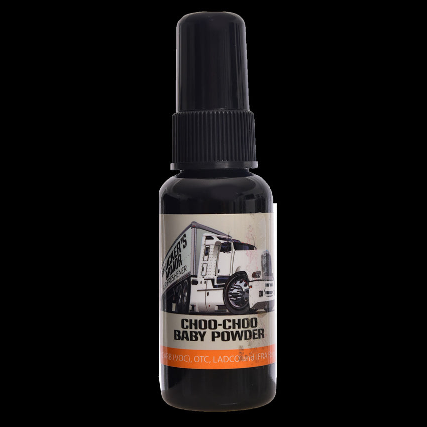 Trucker's Armor Air Freshener - Choo-Choo Baby Powder Scent - 1.5 fl. oz.