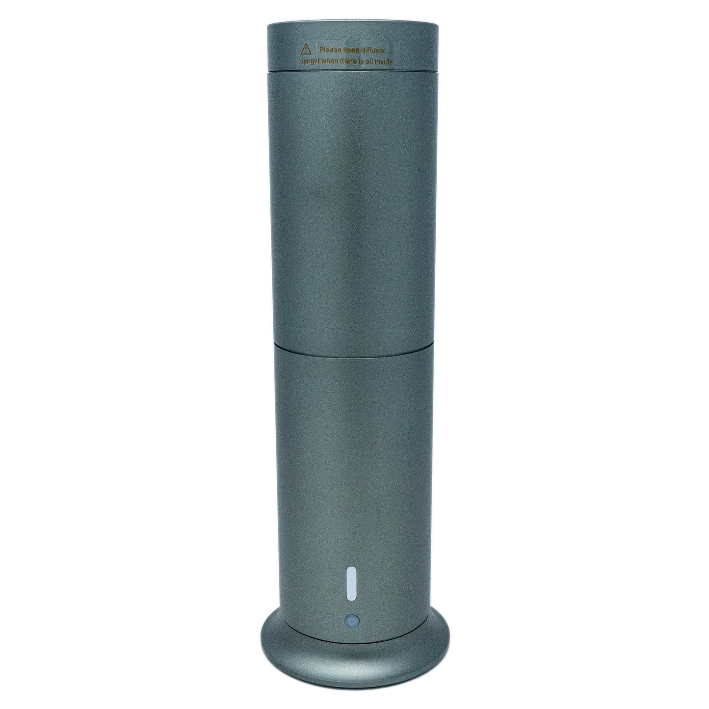 Rechargeable Studio Scent Diffuser - Cold-Air Waterless Fragrance Oil Diffuser for Homes, Apartments, and Offices Color: Gray Front