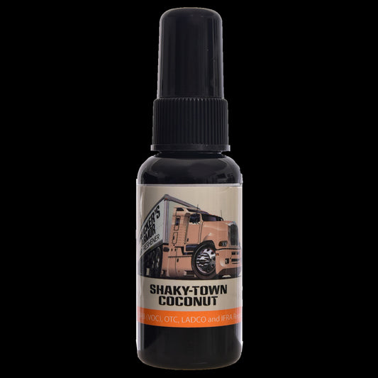 Trucker's Armor Air Freshener - Shaky Town/Coconut Scent - 1.5 fl. oz.
