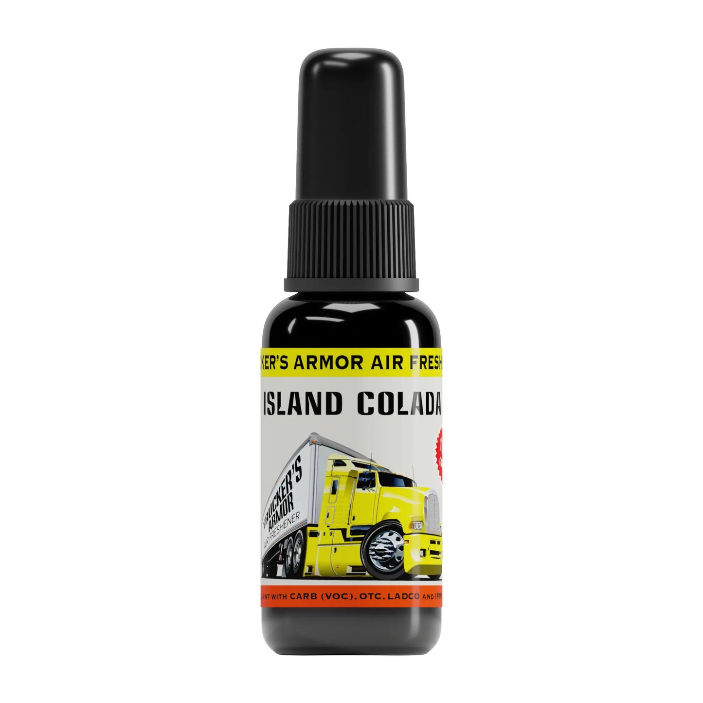 Trucker's Armor Air Freshener - Island Colada Scent - 1.5 fl. oz.