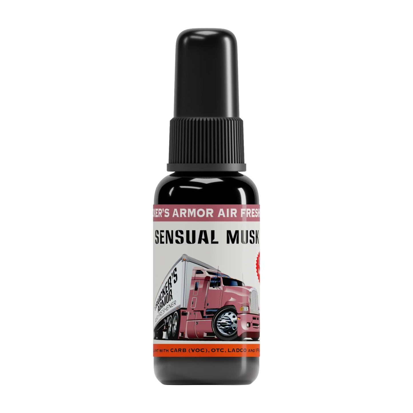 Trucker's Armor Air Freshener - Sensual Musk Scent - 1.5 fl. oz.