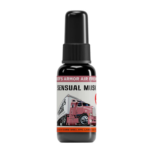 Trucker's Armor Air Freshener - Sensual Musk Scent - 1.5 fl. oz.