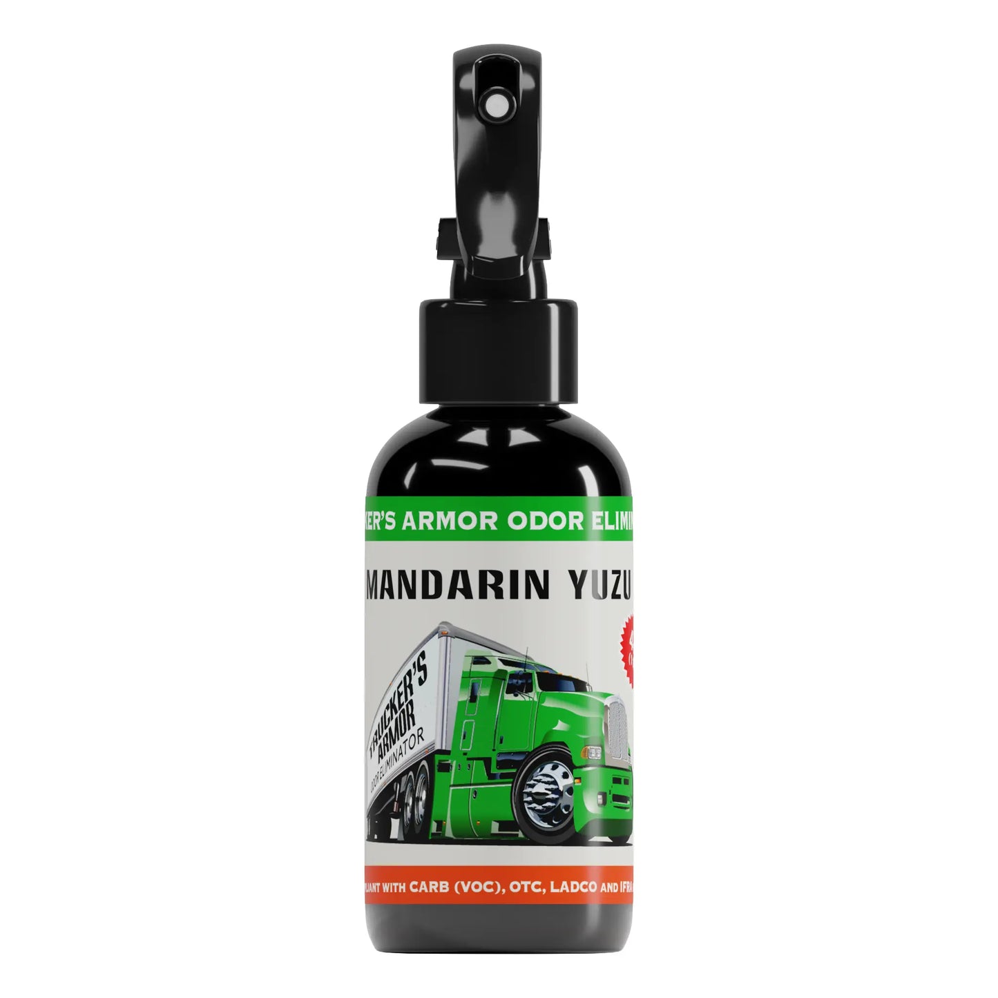 Trucker's Armor Odor Eliminator - Mandarin Yuzu Scent Size: 4floz