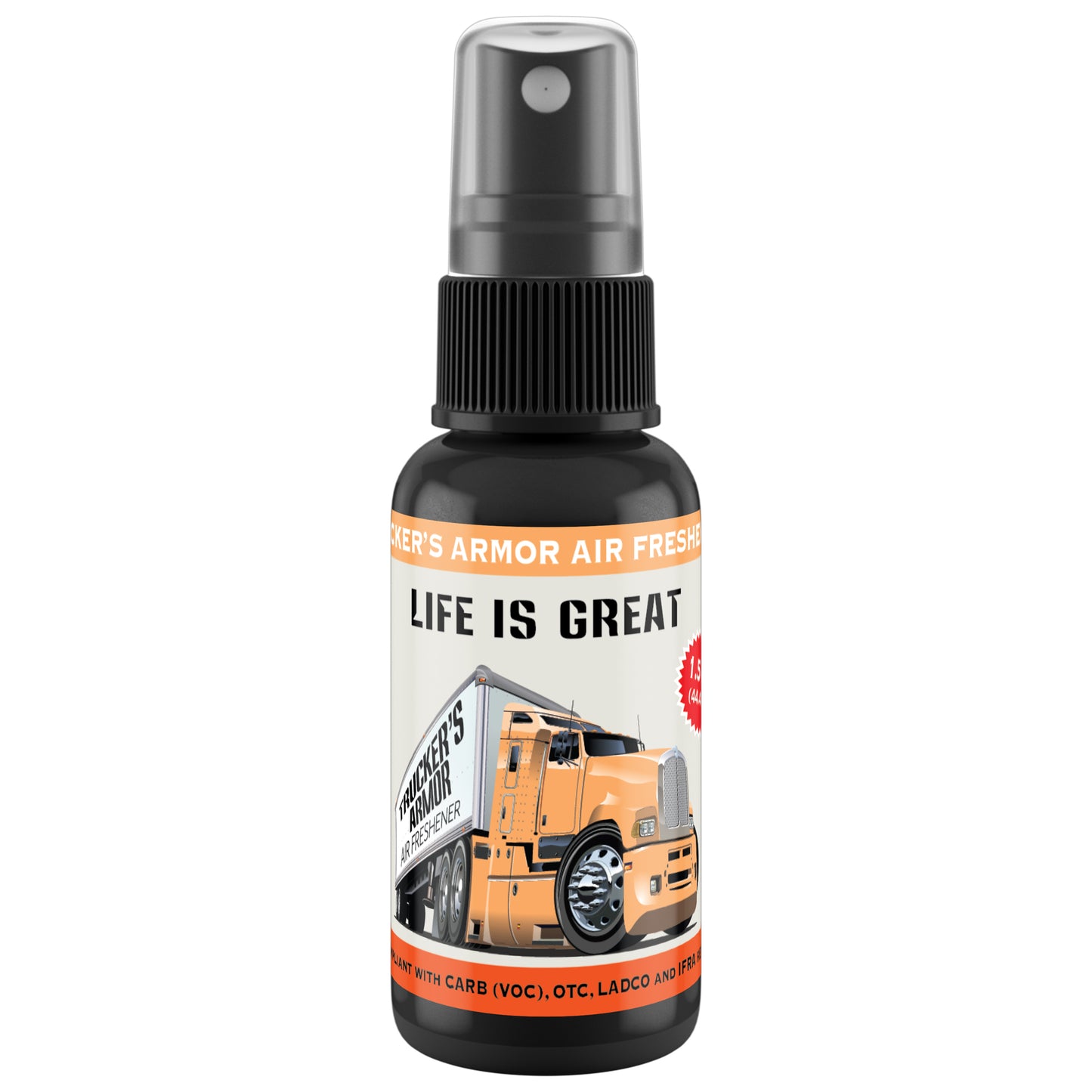 Trucker's Armor Air Freshener - Life is Great Scent