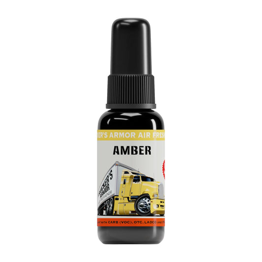 Trucker's Armor Air Freshener - Amber Scent - 1.5 fl. oz.