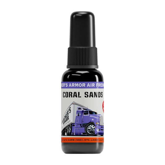 Trucker's Armor Air Freshener - Coral Sands Scent - 1.5 fl. oz.