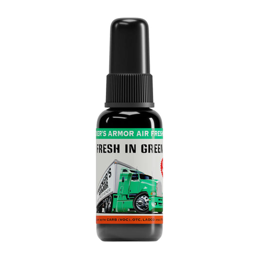 Trucker's Armor Air Freshener - Fresh in Green Scent - 1.5 fl. oz.