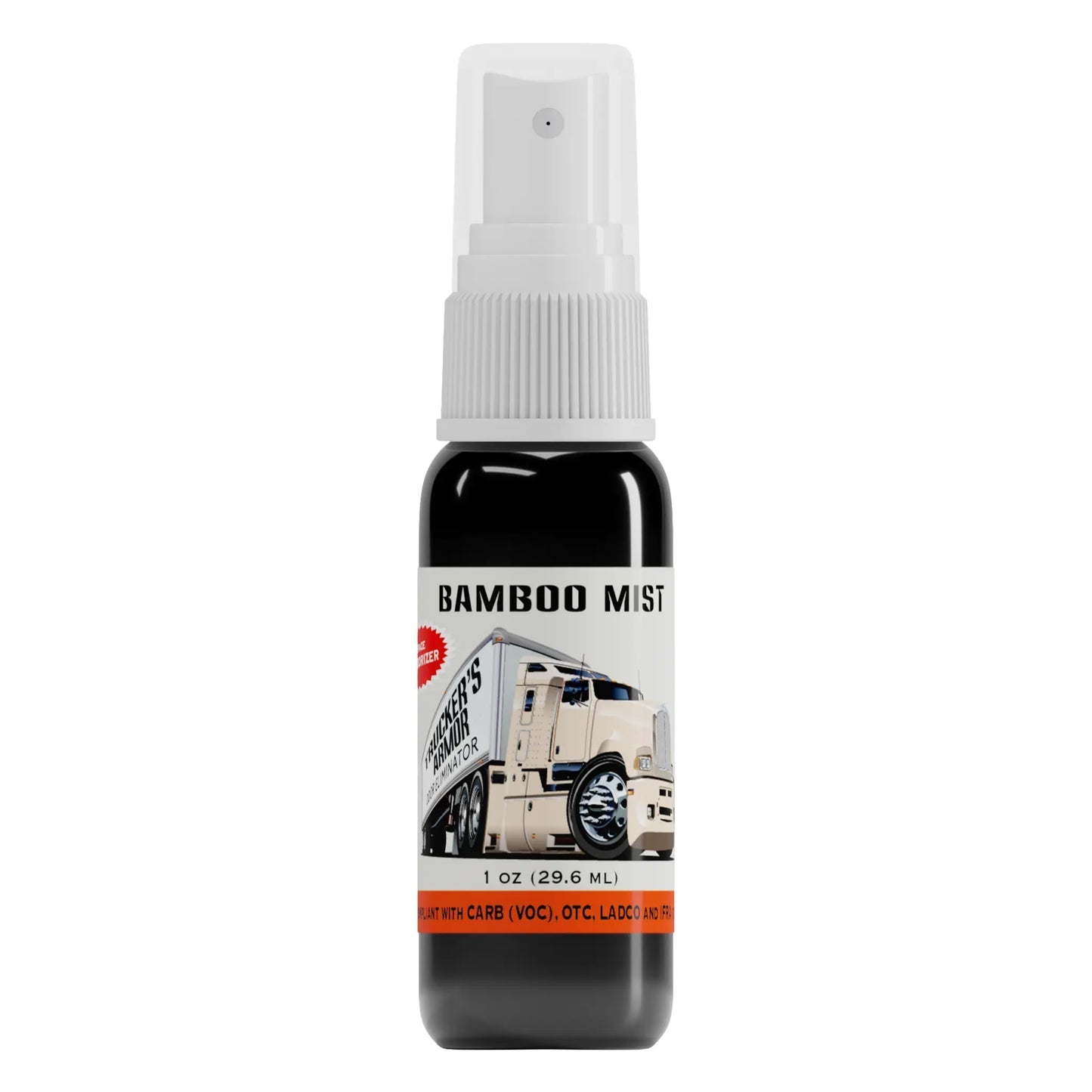 Trucker's Armor Odor Eliminator - Bamboo Mist Scent Size: 1floz