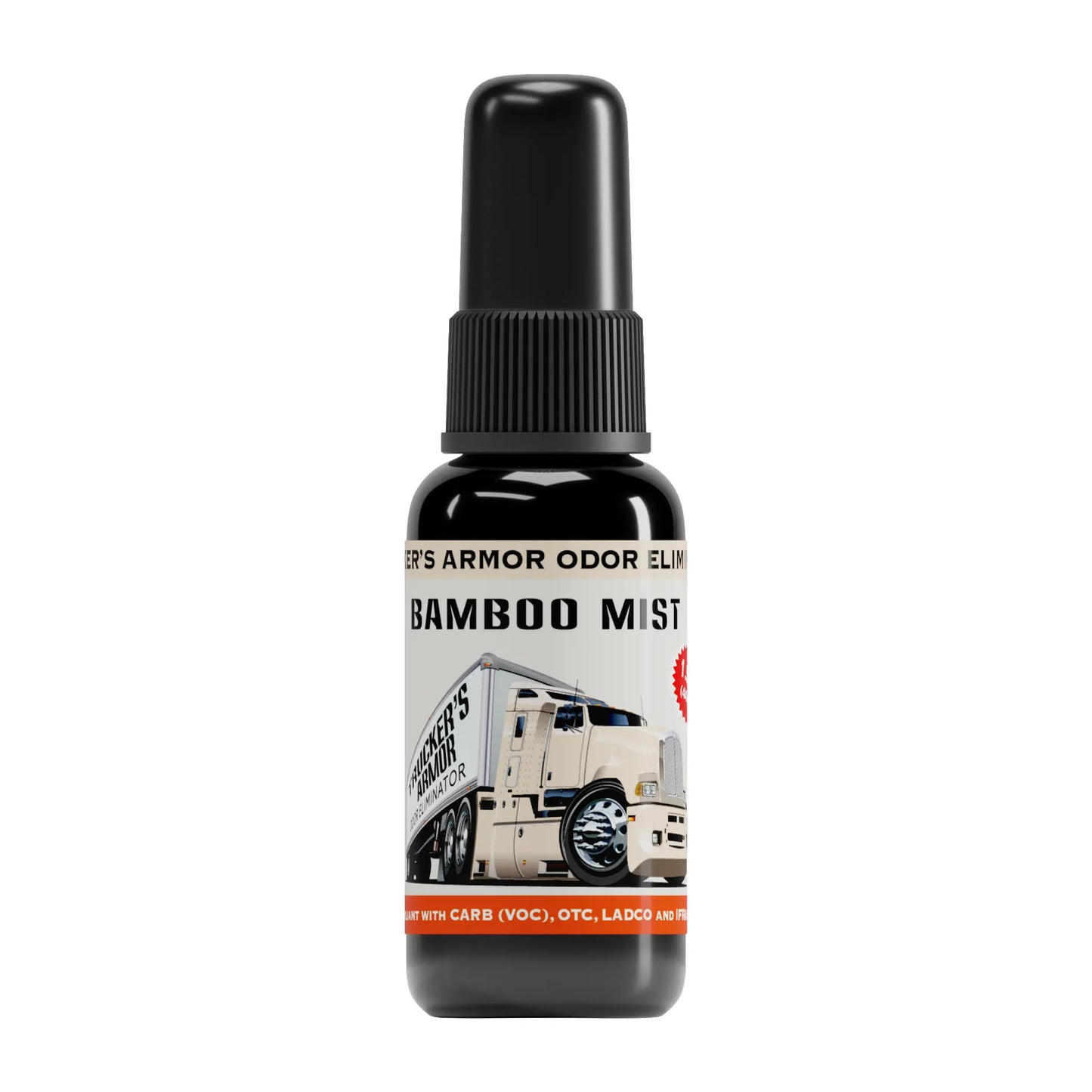 Trucker's Armor Odor Eliminator - Bamboo Mist Scent Size: 1.5floz