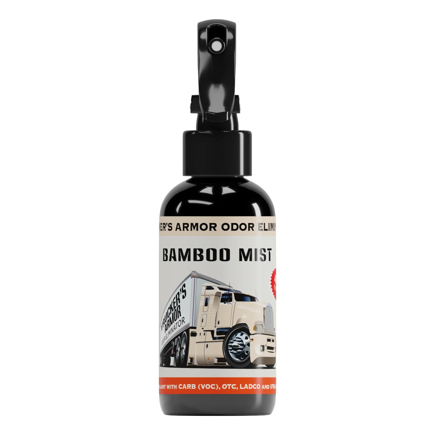 Trucker's Armor Odor Eliminator - Bamboo Mist Scent Size: 4floz