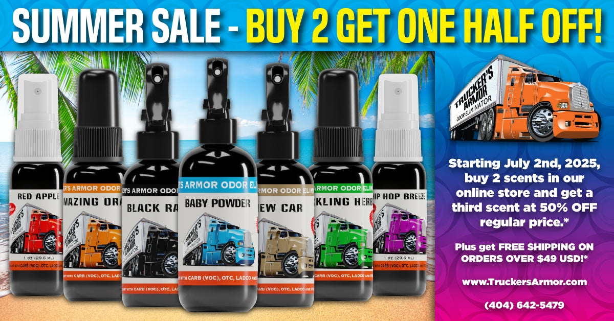 Trucker's Armor Summer Sale, Buy 2 Get One Half Off